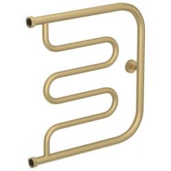 Полотенцесушитель водяной Сунержа Лира, высота 50 см, ширина 50 см, боковое подключение 50 см, цвет матовая шампань, 022-0011-5050