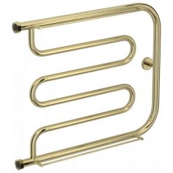 Полотенцесушитель водяной Сунержа Лира+, высота 50 см, ширина 65 см, боковое подключение 50 см, цвет шампань, 020-4012-5065