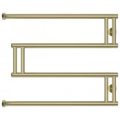 Полотенцесушитель водяной Сунержа High-Tech M+, высота 50 см, ширина 65 см, боковое подключение 50 см, цвет шампань, 020-4050-5065