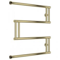 Полотенцесушитель водяной Сунержа High-Tech M+, высота 60 см, ширина 60 см, боковое подключение 60 см, цвет шампань, 020-4050-6060