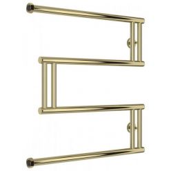 Полотенцесушитель водяной Сунержа High-Tech M+, высота 60 см, ширина 60 см, боковое подключение 60 см, цвет шампань, 020-4050-6060