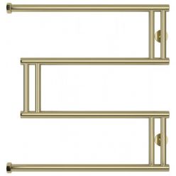 Полотенцесушитель водяной Сунержа High-Tech M+, высота 60 см, ширина 60 см, боковое подключение 60 см, цвет шампань, 020-4050-6060