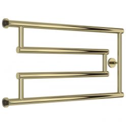 Полотенцесушитель водяной Сунержа High-Tech G+, высота 30 см, ширина 65 см, боковое подключение 32 см, цвет шампань, 020-4051-3265