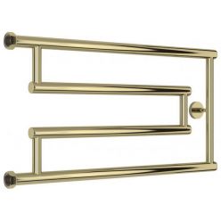 Полотенцесушитель водяной Сунержа High-Tech G+, высота 30 см, ширина 65 см, боковое подключение 32 см, цвет шампань, 020-4051-3265