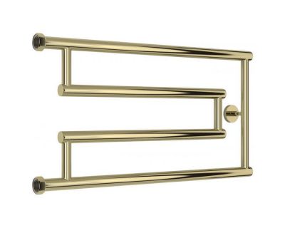 Полотенцесушитель водяной Сунержа High-Tech G+, высота 30 см, ширина 65 см, боковое подключение 32 см, цвет шампань, 020-4051-3265