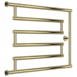 Полотенцесушитель водяной Сунержа High-Tech L+, высота 50 см, ширина 65 см, боковое подключение 50 см, цвет шампань, 020-4052-5065