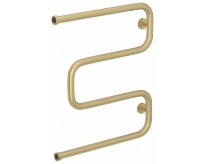 Полотенцесушитель водяной Сунержа Ш-образный, высота 60 см, ширина 50 см, боковое подключение 60 см, цвет матовая шампань, 022-0014-6050