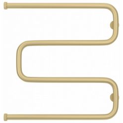 Полотенцесушитель водяной Сунержа Ш-образный, высота 60 см, ширина 60 см, боковое подключение 60 см, цвет матовая шампань, 022-0014-6060