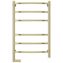 Полотенцесушитель электрический Сунержа Галант 2.0, высота 80 см, ширина 50 см, диммер слева, цвет шампань, 020-5200-8050