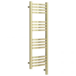 Полотенцесушитель электрический Сунержа Модус 3.0, высота 100 см, ширина 30 см, диммер слева/справа, цвет шампань, 020-5700-1030/020-5701-1030