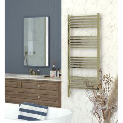 Полотенцесушитель электрический Сунержа Модус 3.0, высота 80 см, ширина 40 см, диммер слева/справа, цвет шампань, 020-5700-8040/020-5701-8040