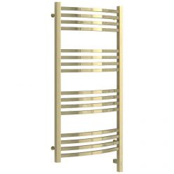 Полотенцесушитель электрический Сунержа Аркус 3.0, высота 100 см, ширина 50 см, диммер слева/справа, цвет шампань, 020-5704-1050/020-5705-1050