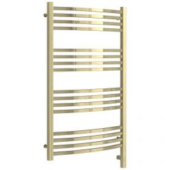 Полотенцесушитель электрический Сунержа Аркус 3.0, высота 100 см, ширина 60 см, диммер слева/справа, цвет шампань, 020-5704-1060/020-5705-1060