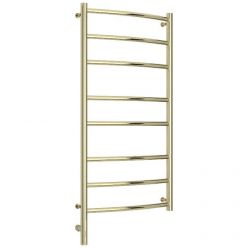 Полотенцесушитель электрический Сунержа Галант 3.0, высота 100 см, ширина 50 см, диммер слева/справа, цвет шампань, 020-5800-1050/020-5801-1050