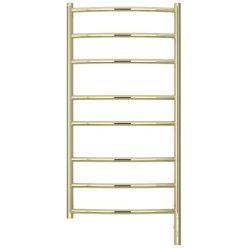 Полотенцесушитель электрический Сунержа Галант 3.0, высота 100 см, ширина 50 см, диммер слева/справа, цвет шампань, 020-5800-1050/020-5801-1050