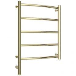 Полотенцесушитель электрический Сунержа Галант 3.0, высота 60 см, ширина 50 см, диммер слева/справа, цвет шампань, 020-5800-6050/020-5801-6050