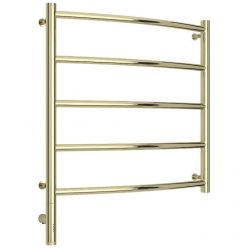 Полотенцесушитель электрический Сунержа Галант 3.0, высота 60 см, ширина 60 см, диммер слева/справа, цвет шампань, 020-5800-6060/020-5801-6060