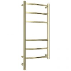 Полотенцесушитель электрический Сунержа Галант 3.0, высота 80 см, ширина 40 см, диммер слева/справа, цвет шампань, 020-5800-8040/020-5801-8040