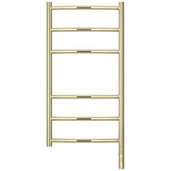 Полотенцесушитель электрический Сунержа Галант 3.0, высота 80 см, ширина 40 см, диммер слева/справа, цвет шампань, 020-5800-8040/020-5801-8040