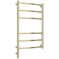 Полотенцесушитель электрический Сунержа Галант 3.0, высота 80 см, ширина 50 см, диммер слева/справа, цвет шампань, 020-5800-8050/020-5801-8050