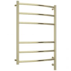 Полотенцесушитель электрический Сунержа Галант 3.0, высота 80 см, ширина 60 см, диммер слева/справа, цвет шампань, 020-5800-8060/020-5801-8060