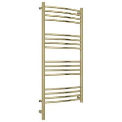 Полотенцесушитель электрический Сунержа Богема 3.0, высота 100 см, ширина 50 см, диммер слева/справа, цвет шампань, 020-5802-1050/020-5803-1050