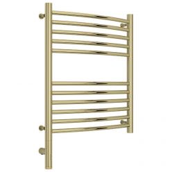 Полотенцесушитель электрический Сунержа Богема 3.0, высота 60 см, ширина 50 см, диммер слева/справа, цвет шампань, 020-5802-6050/020-5803-6050