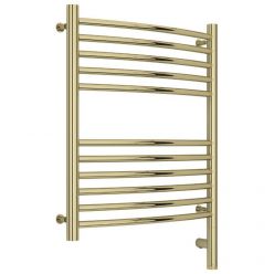 Полотенцесушитель электрический Сунержа Богема 3.0, высота 60 см, ширина 50 см, диммер слева/справа, цвет шампань, 020-5802-6050/020-5803-6050