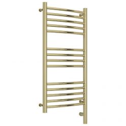 Полотенцесушитель электрический Сунержа Богема 3.0, высота 80 см, ширина 40 см, диммер слева/справа, цвет шампань, 020-5802-8040/020-5803-8040