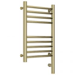 Полотенцесушитель электрический Сунержа Богема 3.0, высота 50 см, ширина 30 см, диммер слева/справа, цвет шампань, 020-5804-5030/020-5805-5030