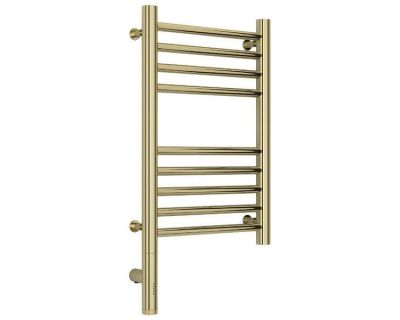 Полотенцесушитель электрический Сунержа Богема 3.0, высота 50 см, ширина 30 см, диммер слева/справа, цвет шампань, 020-5804-5030/020-5805-5030