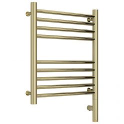 Полотенцесушитель электрический Сунержа Богема 3.0, высота 50 см, ширина 40 см, диммер слева/справа, цвет шампань, 020-5804-5040/020-5805-5040