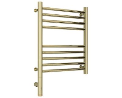 Полотенцесушитель электрический Сунержа Богема 3.0, высота 50 см, ширина 40 см, диммер слева/справа, цвет шампань, 020-5804-5040/020-5805-5040