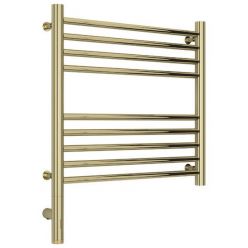 Полотенцесушитель электрический Сунержа Богема 3.0, высота 50 см, ширина 50 см, диммер слева/справа, цвет шампань, 020-5804-5050/020-5805-5050