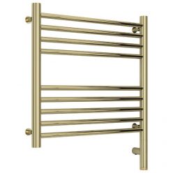 Полотенцесушитель электрический Сунержа Богема 3.0, высота 50 см, ширина 50 см, диммер слева/справа, цвет шампань, 020-5804-5050/020-5805-5050