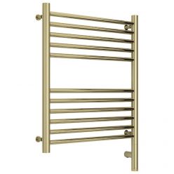 Полотенцесушитель электрический Сунержа Богема 3.0, высота 60 см, ширина 50 см, диммер слева/справа, цвет шампань, 020-5804-6050/020-5805-6050