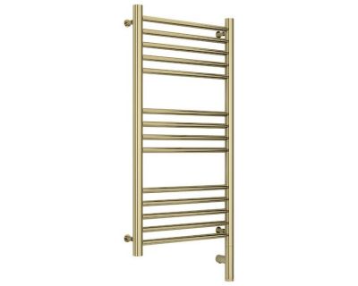 Полотенцесушитель электрический Сунержа Богема 3.0, высота 80 см, ширина 40 см, диммер слева/справа, цвет шампань, 020-5804-8040/020-5805-8040