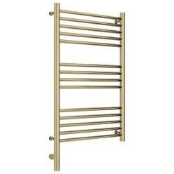 Полотенцесушитель электрический Сунержа Богема 3.0, высота 80 см, ширина 50 см, диммер слева/справа, цвет шампань, 020-5804-8050/020-5805-8050