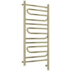 Полотенцесушитель электрический Сунержа Элегия 3.0, высота 100 см, ширина 50 см, диммер слева/справа, цвет шампань, 020-5818-1050/020-5819-1050