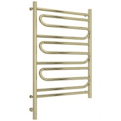 Полотенцесушитель электрический Сунержа Элегия 3.0, высота 80 см, ширина 60 см, диммер слева/справа, цвет шампань, 020-5818-8060/020-5819-8060