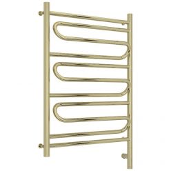 Полотенцесушитель электрический Сунержа Элегия 3.0, высота 80 см, ширина 60 см, диммер слева/справа, цвет шампань, 020-5818-8060/020-5819-8060