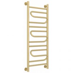 Полотенцесушитель водяной Сунержа Элегия+, высота 100 см, ширина 40 см, универсальное подключение, цвет матовая шампань, 022-0205-1040