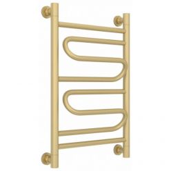 Полотенцесушитель водяной Сунержа Элегия+, высота 60 см, ширина 40 см, универсальное подключение, цвет матовая шампань, 022-0205-6040