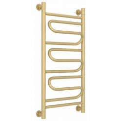 Полотенцесушитель водяной Сунержа Элегия+, высота 80 см, ширина 40 см, универсальное подключение, цвет матовая шампань, 022-0205-8040