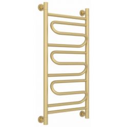 Полотенцесушитель водяной Сунержа Элегия+, высота 80 см, ширина 40 см, универсальное подключение, цвет матовая шампань, 022-0205-8040