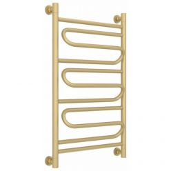 Полотенцесушитель водяной Сунержа Элегия+, высота 80 см, ширина 50 см, универсальное подключение, цвет матовая шампань, 022-0205-8050