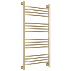 Полотенцесушитель водяной Сунержа Флюид+, высота 100, ширина 50 см, универсальное подключение, цвет матовая шампань, 022-0222-1050