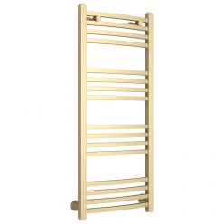 Полотенцесушитель водяной Сунержа Аркус, высота 100 см, ширина 40 см, универсальное подключение, цвет матовая шампань, 022-0251-1040