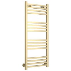 Полотенцесушитель водяной Сунержа Аркус, высота 100 см, ширина 40 см, универсальное подключение, цвет матовая шампань, 022-0251-1040