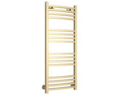 Полотенцесушитель водяной Сунержа Аркус, высота 100 см, ширина 40 см, универсальное подключение, цвет матовая шампань, 022-0251-1040